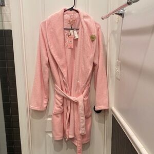 Juicy Couture Blush Pink Plush Robe